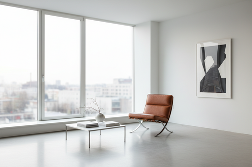LC2 lifestyle — modernist living room